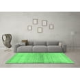 thumbnail image 3 of Ahgly Company Indoor Rectangle Abstract Emerald Green Modern Area Rugs, 7' x 10', 3 of 4