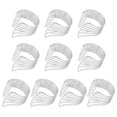 thumbnail image 1 of 10 anillos para servilletas, hebillas para servilletas, elegantes adornos para recepciones, porta servilletas para bodas Plata, 1 of 9