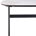 thumbnail image 4 of Small low square ceramic coffee table for living room office bedroom or apartment easy to assemble and clean with large 31.4x27.5 inches diameter tabletop, 4 of 6