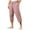 Pink, variant on WTOBBY Men's Cotton Linen Cropped Beach Pants for Summer Vacation, Elastic Drawstring Waist with Quick-Dry Fabric and Comfortable Design for Swimming and Outdoor Activities ,Black L
