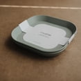 thumbnail image 3 of mushie Square Dinnerware Plates for Kids Made in Denmark, Set of 2 (Sage), 3 of 8