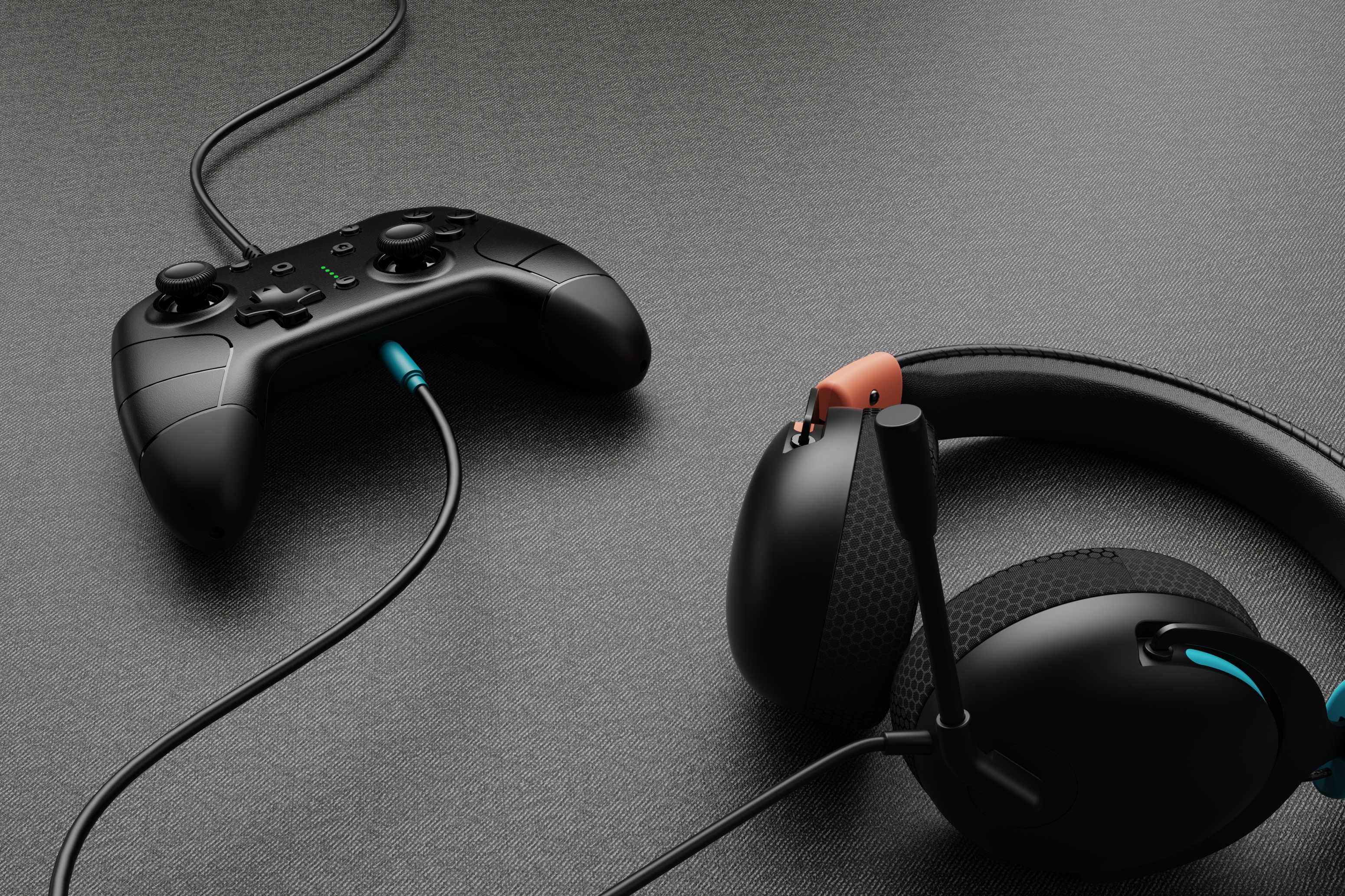 Auriculares gamer con cable onn con conector de 3.5mm, micrófono con silencio por giro, acero ligero, para Nintendo Switch 2 7