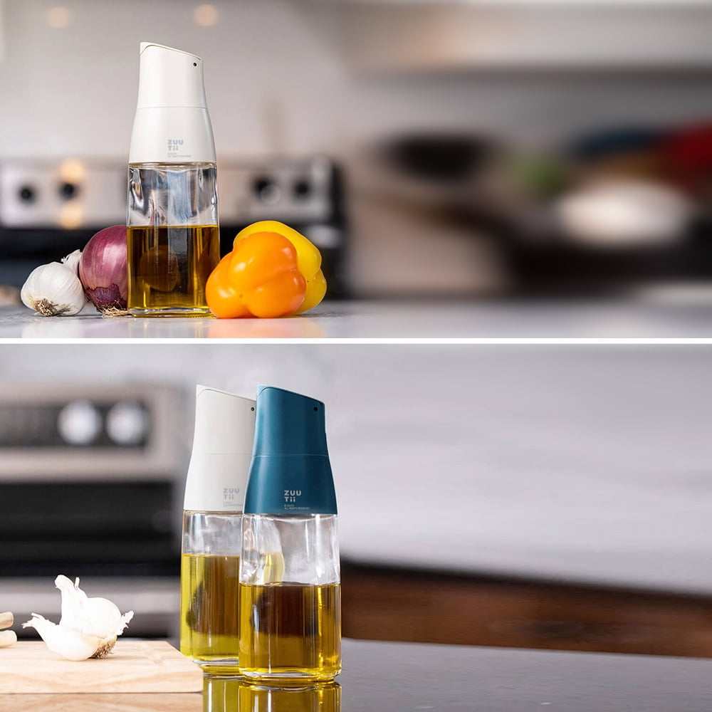 Zuutii Olive Oil Dispenser, Drip Free Spout Oil Dispenser Bottle
