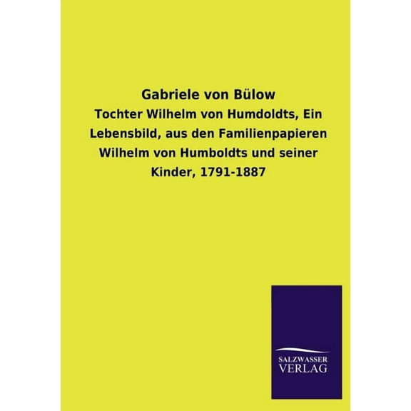 Gabriele Von Bulow (Paperback)