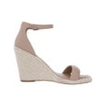 thumbnail image 2 of Steve Madden Womens Submit Square Toe Ankle Strap Wedge Espadrille Sandals, 2 of 3