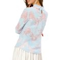 thumbnail image 3 of Unique Bargains Blouse à Col à Volants en Dentelle Crochetée pour Femmes, 3 of 7