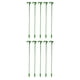 thumbnail image 3 of 10 Uds. Varilla de soporte con forma Floral para jardín, soporte de flores de tallo único, soportes para plantas 17cm Cola Enrejado trepador, 3 of 8