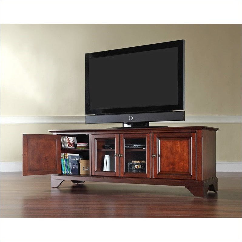 Crosley Furniture Lafayette 60 Low Profile Tv Stand In Vintage