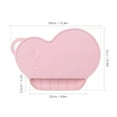thumbnail image 6 of Food Catching Baby Silicone Placemat with Suction Non-Slip Heat-Resistant Baby Food Plate Mat One-piece Placemats for Babies Toodlers Kids, 6 of 9