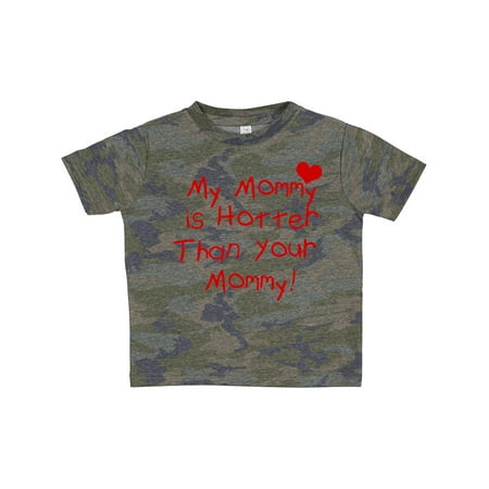 

Inktastic My Mommy is Hotter Than Your Mommy Gift Toddler Boy or Toddler Girl T-Shirt