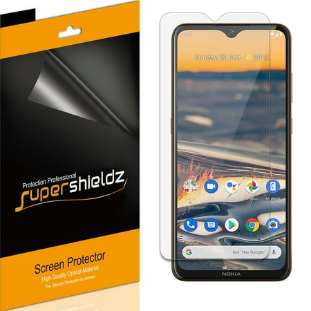 [6-Pack] Supershieldz for Nokia 5.3 Screen Protector, Anti-Bubble High Definition (HD) Clear Shield