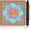 A0204, variant on Mahjong Mat for Table with Carrying Bag & 3 Dice, Purple Pink Floral 31.5"x31.5" Square Rubber Mahjong Table Cover, Non-Slip & Noise Reduction Gaming Mat for Mah Jongg, Poker, Dominoes & Tile Games
