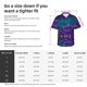thumbnail image 5 of Fotbe Purple and Green Glitter Camisa Hawaiana para Hombre Unisex – Camisa Casual de Verano con Botones de Manga Corta de Algodón y Lino,Small, 5 of 7
