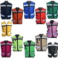 thumbnail image 1 of Chaleco Industrial Brigadista Con Reflejante Textil Costados Abiertos, 1 of 4