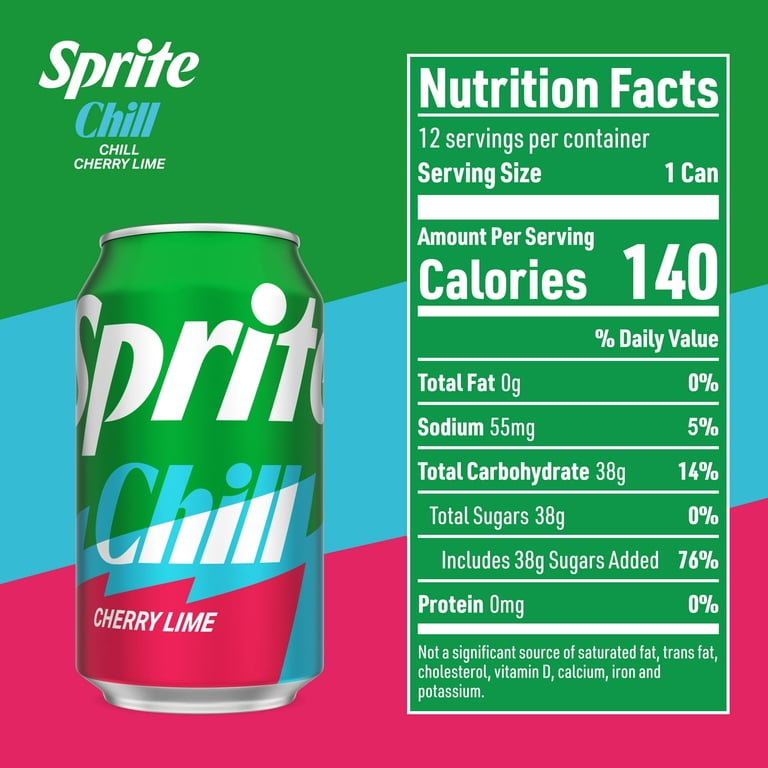 Sprite Chill Fridge Pack Cans, 12 fl oz, 12 Pack - Walmart.com