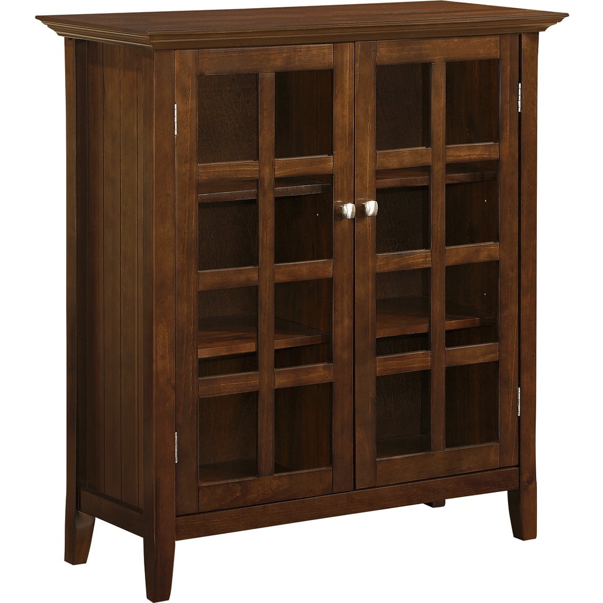 Simpli Home Acadian Medium Storage Cabinet Walmart Com Walmart Com