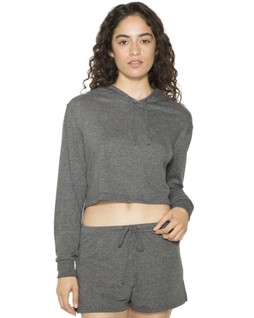 athletic cropped hoodie