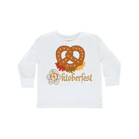 

Inktastic Oktoberfest Pretzel German Festival Gift Toddler Boy or Toddler Girl Long Sleeve T-Shirt