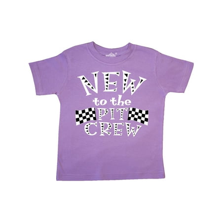 

Inktastic New to the Pit Crew Racing Flags Gift Toddler Boy or Toddler Girl T-Shirt
