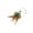 Green, variant on huayou Pale Purple Mesh Circle Artificial Feather Butterfly Replacement Attachment, Thin Long Faux Plume with Pink Bell, Decoration, for Cat Window Rest Activity, Light Purple