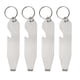 thumbnail image 1 of 4Pcs Pocket Bottle Opener with Keychain Stainless Steel Beer Bottle Opener Bartender Bar Can Opener Keyring Easy to Use, 1 of 4