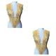 thumbnail image 4 of Wosthever Apliques de encaje para corpiño de boda DIY o accesorio para vestido de baile cuentas 3D bordadas con diamantes de imitación amarillo amarillo un 2Conjunto, 4 of 6