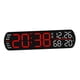 thumbnail image 5 of Reloj despertador digital, reloj de escritorio, práctico, electrónico, inteligente, multiusos. Rojo, 5 of 9