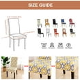 thumbnail image 4 of Dining Chair Covers Set of 4 Stretch Spandex Dining Room Chair Covers Parsons Chair Slipcovers Dining Chair Protector Anti-dust Chair Seat Protector for Dining Room Hotel, Kitchen, Party, 4 of 6