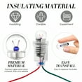 thumbnail image 4 of HIBIBUD 10 Pcs E10 Flashlight Small Bulb Practical Bulbs Screw Mini, 4 of 7