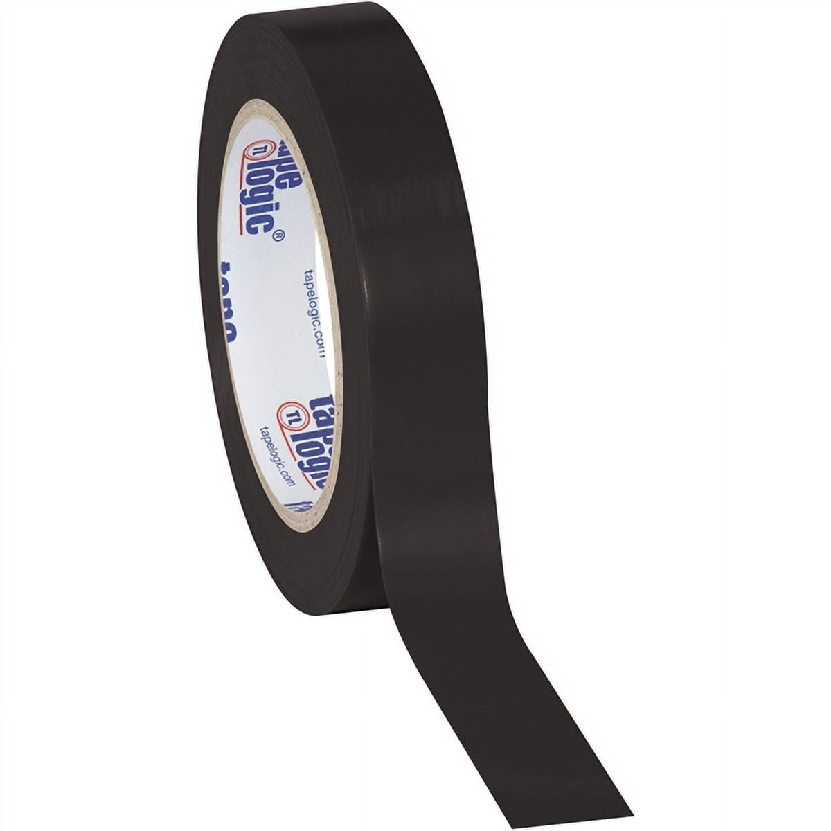 Tape Logic Black Solid Vinyl Safety Tape 1" x 36 Yard Roll (48 Roll/Case)