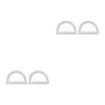 thumbnail image 2 of kurtrusly Chic 2Pcs Women Purse Handles Belt Replacement for Tote Purse DIY Handmade clear D shape 2Set, 2 of 6