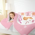 thumbnail image 4 of Castle Fairy Boys Girls Gingerbread Man 2Pcs Bedding Comforter Set,Merry Christmas Twin Comforter Sets,Xmas Festival Theme Breathable Bedding Set,Breathable Home Decor, 4 of 8