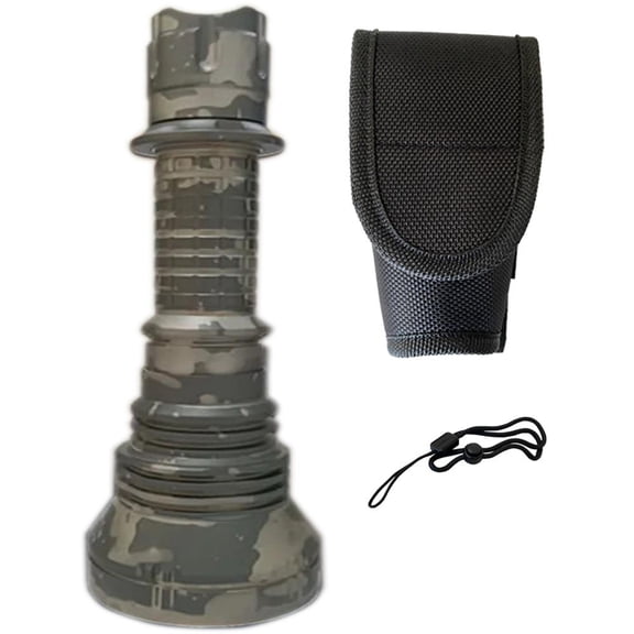 Acebeam L19 CAMO PM1 WHITE LED Flashlight -1650 Lumens 1300 meter throw - GRAY CAMO