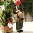 thumbnail image 2 of AnuirheiH Christmas Handmade Santa Cloth Doll Birthday Present For Home Christmas Holiday Decoration, 2 of 2