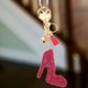 thumbnail image 4 of BESTYASH Llavero Rosa Con De Y Pedrería Para De Y Llaves, 4 of 6