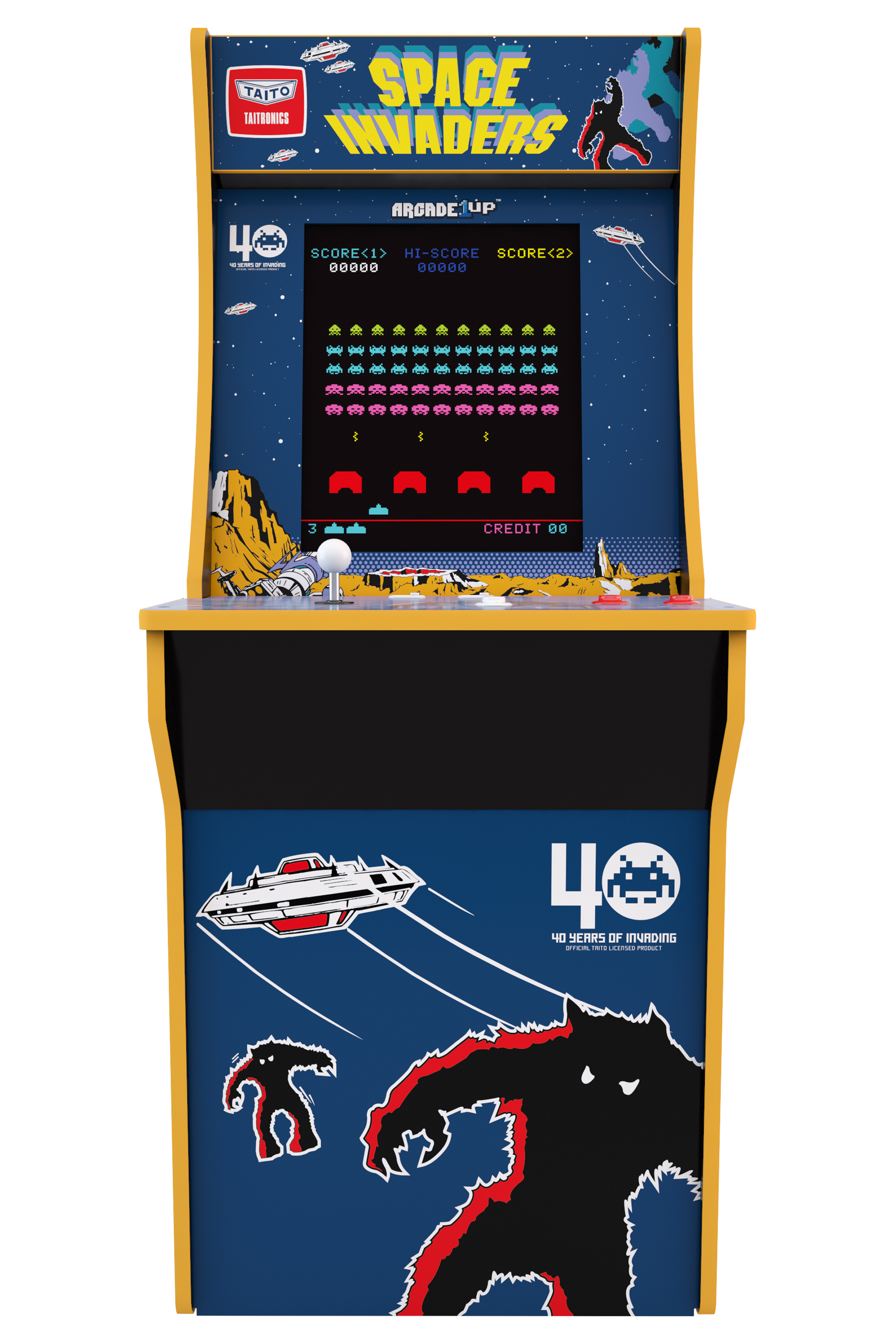 Arcade1Up, Space Invaders Arcade, 4ft - image 2 of 7