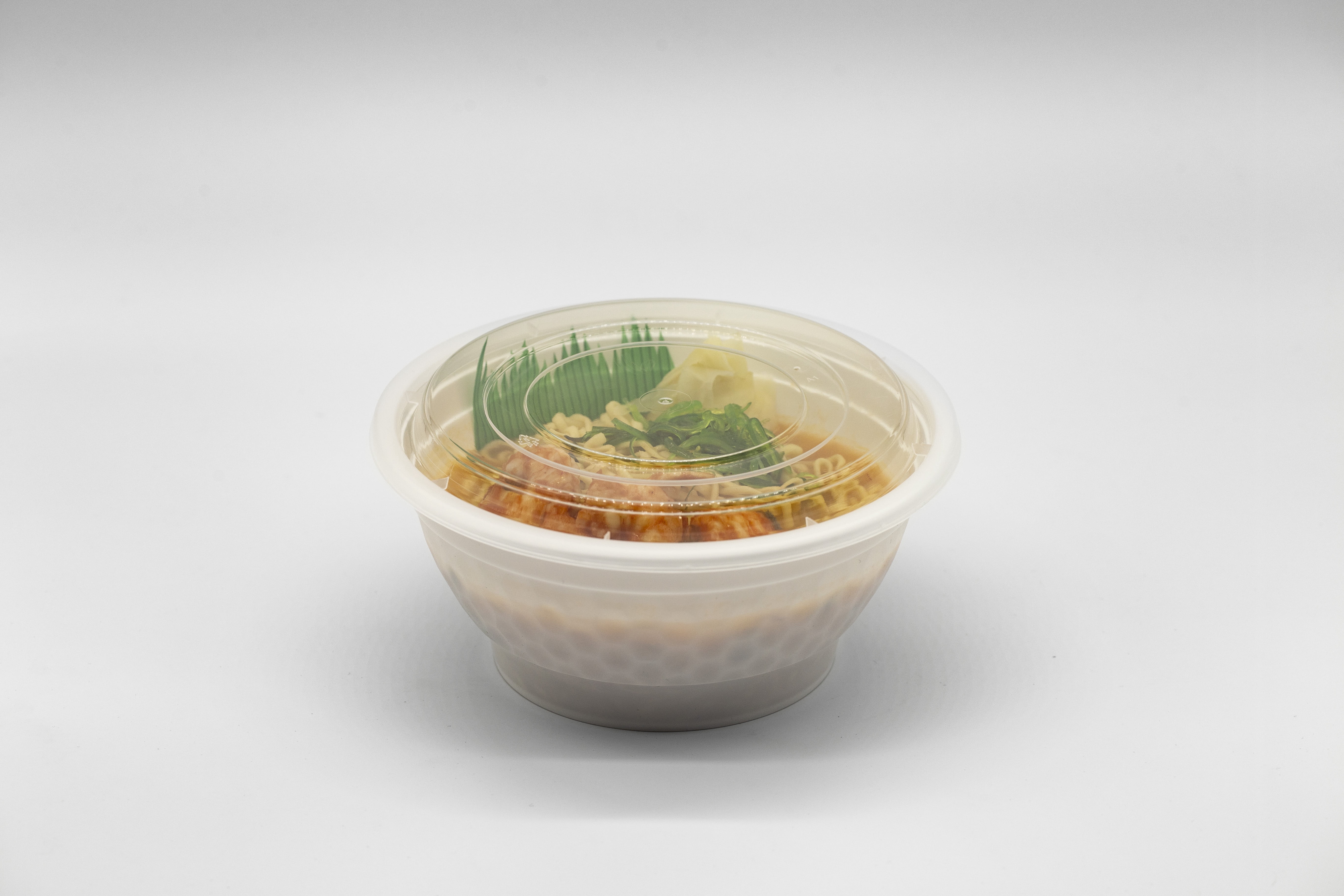 42oz White Togo PP Soup Cups Deli ramen B