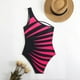 thumbnail image 5 of Conjunto de Bikini de Cintura Alta para Mujeres, Cuello de Bloque de Color U, Bikini sin Espalda Ajustable de Moda, 5 of 7