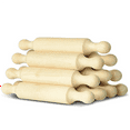 thumbnail image 2 of 80X Wooden Mini Rolling Pin 6 Inches Long Kitchen Baking Rolling Pin Small Wood Dough Roller for Children Fondant Pasta, 2 of 4