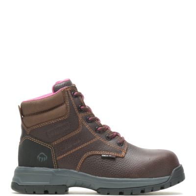 

Wolverine Piper Waterproof Composite-Toe 6 Work Boot Women Brown