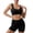 01 Black, variant on Womens Two Piece Outfits Athletic Biker Shorts Workout Sets Stretch Crop Tank Top Yoga Gym Matching Sets