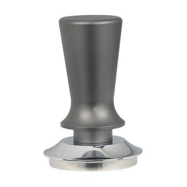 Tamper de presión calibrado de 53 mm compatible con café y espresso - Gris