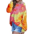 thumbnail image 3 of Sweat-shirt à Manches Longues Imprimé Arc-en-Ciel pour Femmes, 3 of 6