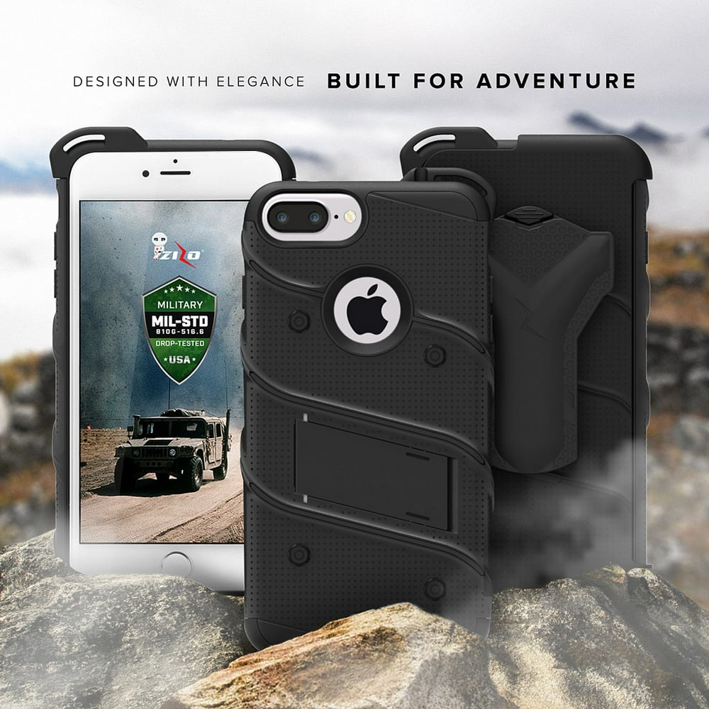 Zizo Bolt Series Case with Screen Protector, Holster, and Kickstand for