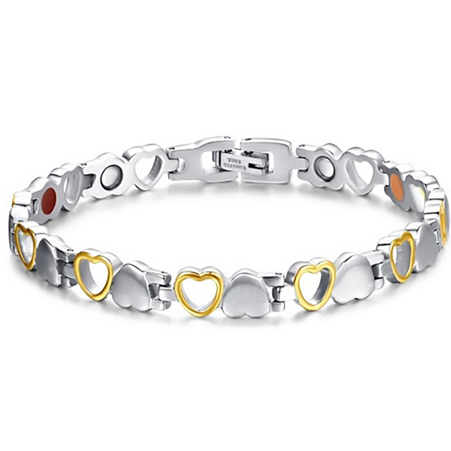 Brazalete Corazón Acero Inoxidable Adore Adore