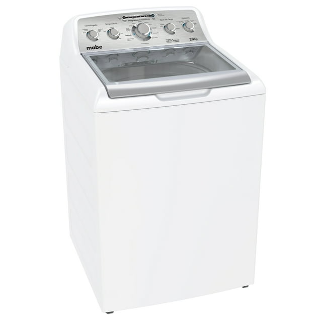 Lavadora Automática Mabe Aqua Saver Green 20 kg Blanca con Sanitizado LMA70215WBAB0