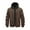 Coffee, variant on Daznico Winter Coats for Men,Reflective Hooded Casual Jacket Lightweight Windbreaker Outdoor Sports Lined Full Zip Up Coat for Daily Streetwear and Hiking,Size:XXL
