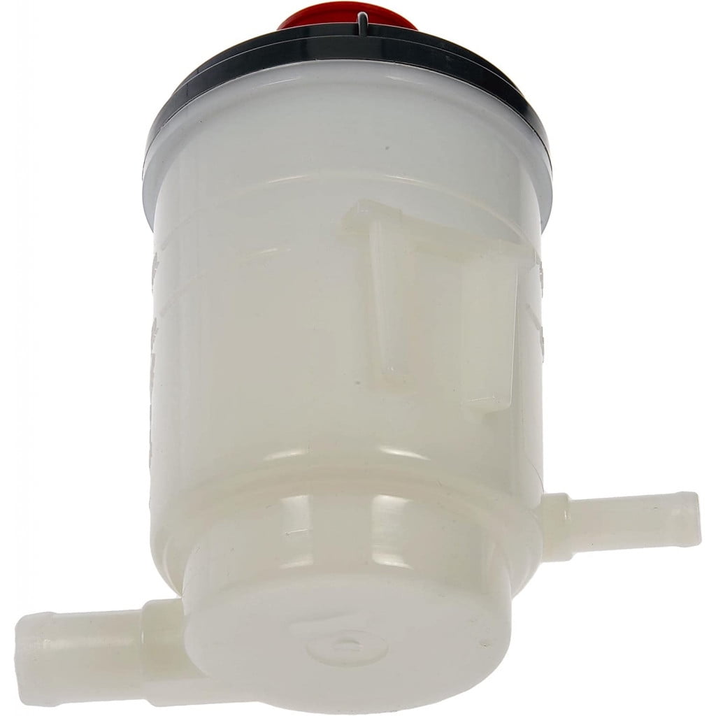 KarParts360 For Honda Accord 1998 99 00 01 2002 Power Steering Reservoir | Plastic | Matte White; Gray; Red | Single Reservoir | Remote Mounted | With Reservoir Cap | For 53697SB3951, 53701S87A01