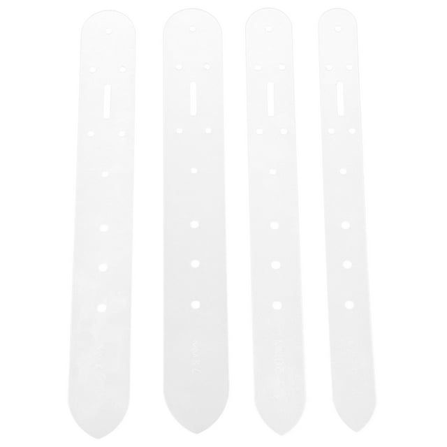 Miangastore 4pcs Belt Stitching Punches Stencil Leather Craft Tools Multi-function Belt Puncher Template Crafts Tools