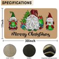 thumbnail image 4 of Fall Gnomes Kitchen Rugs and Mats Anti Fatigue, Buffalo Plaid Pumpkins Kitchen Mat Set of 2 Piece, Home Sweet Home Seasonal Thanksgiving Holiday Low-Profile Floor Rug 17"X47"+17"X30", 4 of 6